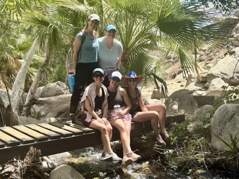 Friends on a 40th birthday trip